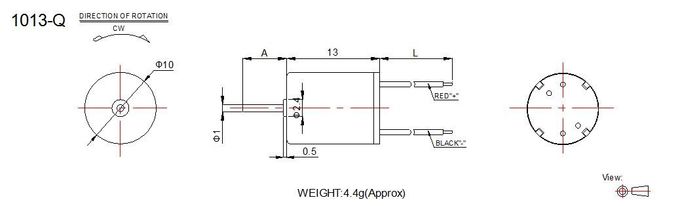 I prodotti elettronici coppia di torsione del motore di CC di 12 volt alta con il diametro RoHS di 10mm hanno approvato